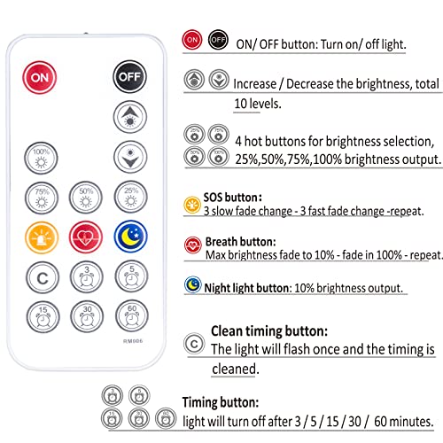 Kintion LED Vanity Mirror Light, Hollywood Style 60pcs Ultra Bright White LED, 9.8ft/3m Dimmable Strip Light, Bathroom Waterproof, Memory Function, Time Shutdown, Breath Mode (Mirror Not Include)