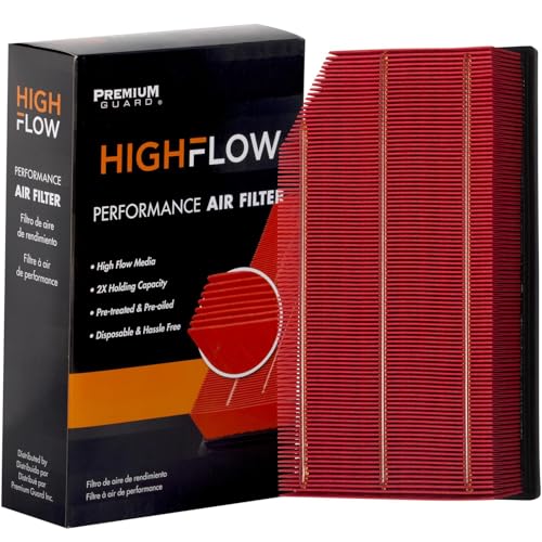 HIGHFLOW High Performance, Pre-Oiled Disposable Engine Air Filter PA99455X | Fits 2018-2025 Jeep Wrangler, 2020-2025 Gladiator