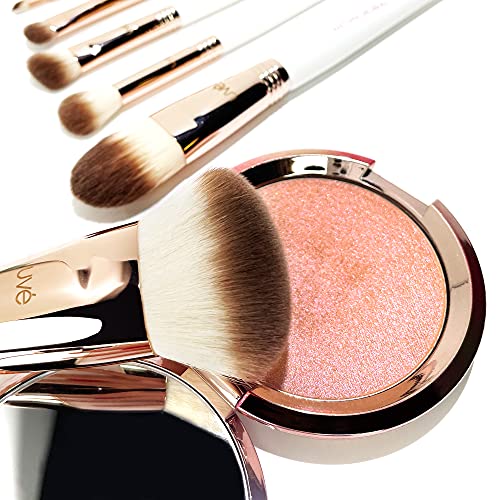 UVé Beauty Professional Bundle 11 PCs Makeup Brush Set Premium Synthetic Vegan Foundation Brush Blending Face Powder Blush Concealers Eyeshadow Brush Make up Brushes Set