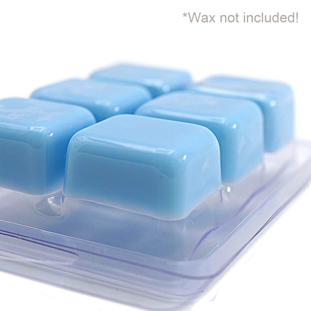 Wax Melt Molds 100 Pack Wax Molds Clear Plastic Wax Melt Clamshells