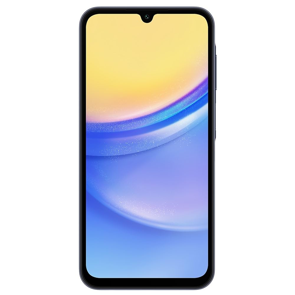 SAMSUNG Galaxy A15 5G Dual SIM (128GB, 2024) 6.5" 90Hz AMOLED, 50MP Camera (Fully Unlocked International Model for AT&T, T-Mobile, Verizon, Global 4G) A156M/DSN (w/ 25W Super Fast Charger, Black)