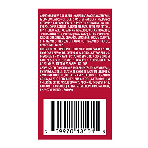 Revlon ColorSilk Beautiful Color Permanent Hair Color, Long-Lasting High-Definition Color, Shine & Silky Softness with 100% Gray Coverage, Ammonia Free, 10 Black, 3 Pack