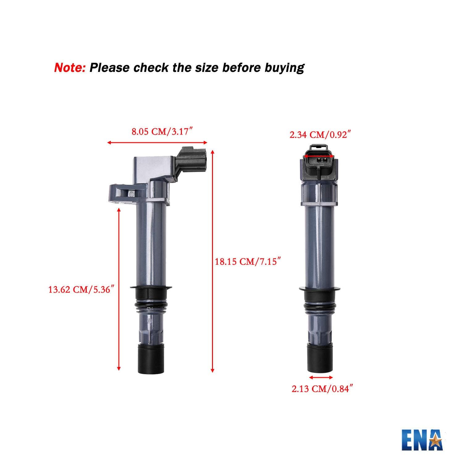ENA Set of 8 Ignition Coil Packs for UF270 Compatible with Dodge Ram 1500 4.7 Jeep Mitsubishi Dakota Durango Commander Grand Cherokee Raider 4.7L V8