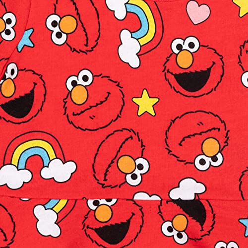 Sesame Street Elmo Infant Baby Girls Dress and Scrunchie Red 12 Months