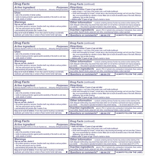 Sensodyne Repair and Protect Whitening Toothpaste, Toothpaste for Sensitive Teeth and Cavity Prevention, 3.4 oz (Pack of 4)