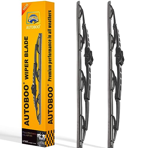 AUTOBOO 26"+19" Windshield Wipers with 16" Rear Wiper Blade Replacement for Toyota sienna 2010 2009 2008 2007 2006 2005 -Original Factory Quality (Pack of 3)