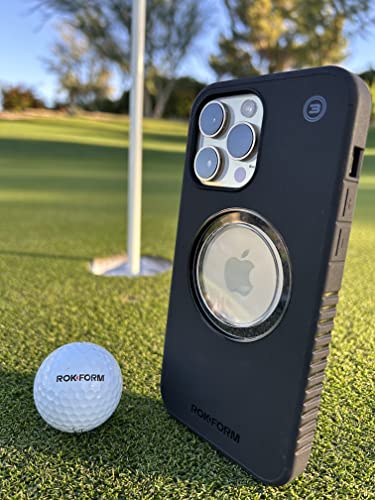 Rokform - iPhone 14 Plus Case, Eagle 3 Series, Dual Magnet + MagSafe Compatible, iPhone 14 Plus Golf Case, Slim and Lightweight iPhone Cover, Drop Tested Armor (Black)