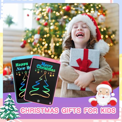 Toddler Kids Toys Gifts - 2 Pack LCD Writing Tablet 10 Inch Doodle Board, Drawing Tablet Drawing Pad, Kids Games Christmas Birthday Gifts Toys for 3 4 5 6 7 Years Old Girls Boys