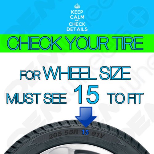 New Wheel Covers Hubcaps Fits 2013-2015 Honda Civic, 15 Inch; 5 Twisted Spoke; Silver Color; Plastic; Set of 4; Bolt On