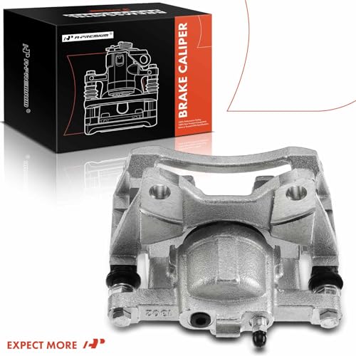 A-Premium Rear Disc Brake Caliper Assembly with Bracket Compatible with Select Dodge and Jeep Models - Nitro 2007-2011, Liberty 2008-2012, Wrangler 2007-2017, Wrangler JK 2018