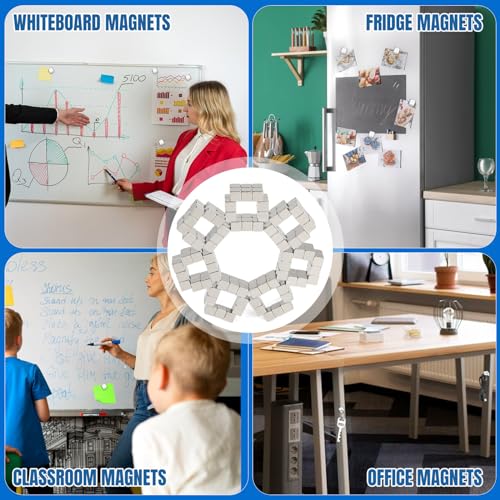 LOVIMAG Rare Earth Magnets, Small Magnets for Fridge, Whiteboard, Science, Crafts, DIY, Office and Locker Magnets-24pack