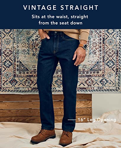Nautica Men's Vintage Straight Denim Jeans, Botany Bay Wash, 34W x 34L