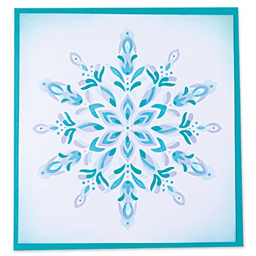 Sizzix Layered Reusable Crafts 4PK Snowflake | 664932 | Chapter 4 2022 Stencils, Mulitcolour