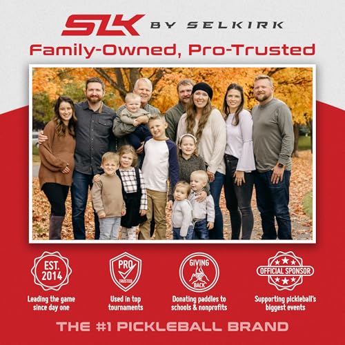Selkirk Sport SLK Evo Power XL Pickleball Paddle by Selkirk Sport | G9 Power Carbon Fiber Pickleball Paddle with SpinFlex Surface and Rev-Hybrid Polymer Core | Power Purple XL
