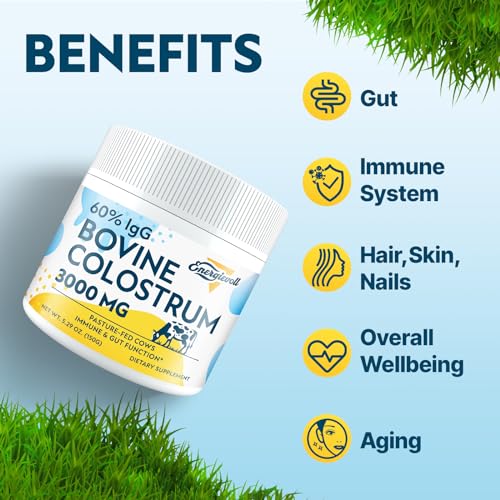 Energievoll High-IgG Bovine Colostrum Powder