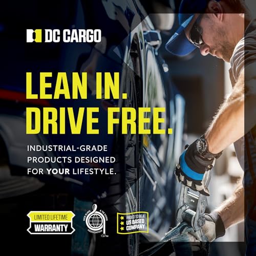 DC Cargo Flatbed Trailer Straps Winch Straps | 4" x30' Tie-Downs w/Flat Hooks (Pack of 2) 5,500LB WLL - Heavy Duty Tie Down Cargo Ratchet Flat Bed Straps for Trucks, Flatbeds, and Trailers