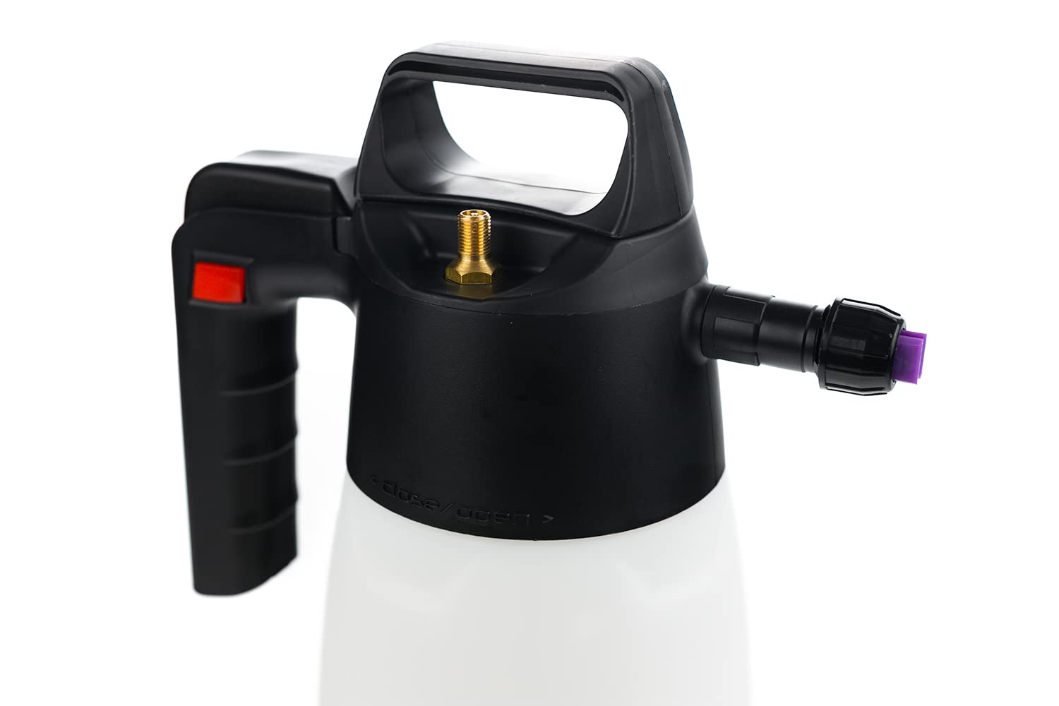 Goizper Group iK Sprayers - Foam Pro 2+ (Plus) Sprayer - Pump Spray Foamer with Schrader Valve - Professional Car Wash & Detailing, Dry/Wet Foam, Pressure Release Safety Valve, PVC Hoses (1.25 Liters)