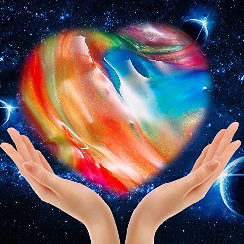 MiVRIU Ball Slime Party Favors 24 Pack, Super Soft and Scented Galaxy Slime for Girls Boys, Gift Idea for Kids Goodie Bag Stuffers, Space Party Favors, Easter Stocking Stuffers