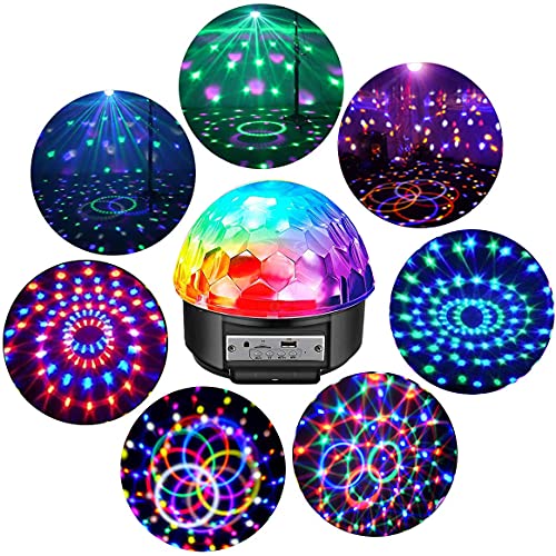 Lights with Music, Large Size 9 Colors LED Lights with Remote Control for Trampoline 16FT 15FT 14FT 12FT 10FT, Sync up to Music for Kids Adults