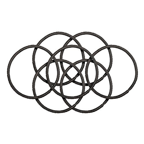 Goody Ouchless Hair Elastics, Black, 36 Count (Pack of 1)