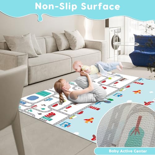 Fshibila 50" ×50" Baby Playpen, Baby Playard for Babies and Toddlers, Baby Fence Play Pens for Indoor & Outdoor, Sturdy Safety Play Yard with Soft Breathable Mesh, Anti-Fall, Grey
