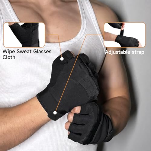 VXW Workout Gloves for Men and Women, Exercise Gloves for Weight Lifting, Cycling, Gym, Training, Fitness Breathable and Snug Fit(Small)