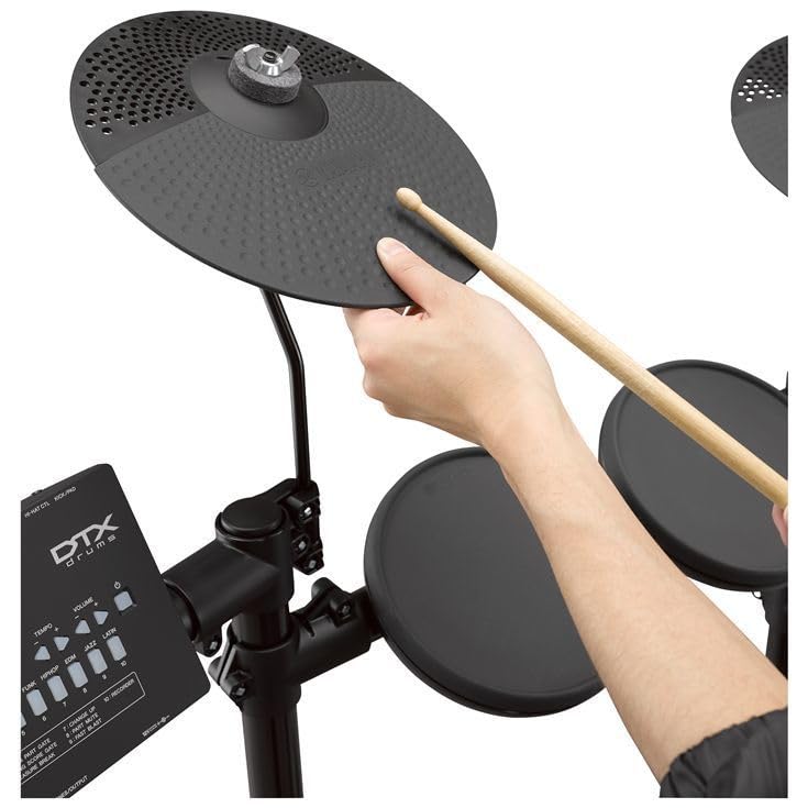 Yamaha DTX402K Customizable Electronic Drum Kit with Silent Kick Pedal