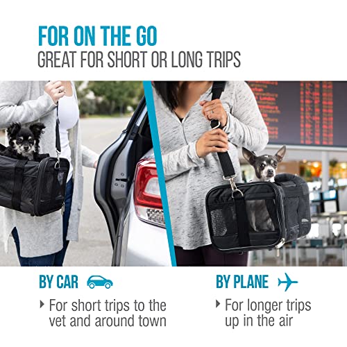 Sherpa Cat Travel Backpack with Bubble View, Airline Approved - Black, One Size
