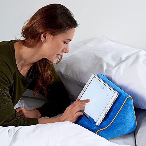 Book Couch iPad Stand | Tablet Stand | Book Holder| Reading Pillow | Reading in Bed at Home | Tablet Lap Rest Cushion | Fun Novelty Gift Idea for Readers, Book Lovers | Phones and eReaders (Black)