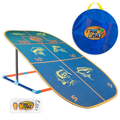 TruCast | Ultralight Weight Folding Packable Outdoor Game | Practice or Learn to cast in Your Backyard or backlands (Game ONLY)
