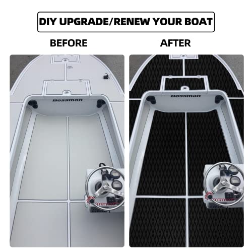 FOCEAN Boat Flooring EVA Foam Boat Decking Camo Marine Flooring Self-Adhesive Boat Mat Boat Carpet for Motorboat RV Yacht Kayak Surfboard, 94.5''x 23.6'', Olive Camo