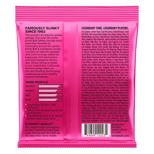 Ernie Ball, Super Slinky Electric Guitar Strings 9-42 (Pack of 3 Sets) (2223x3)