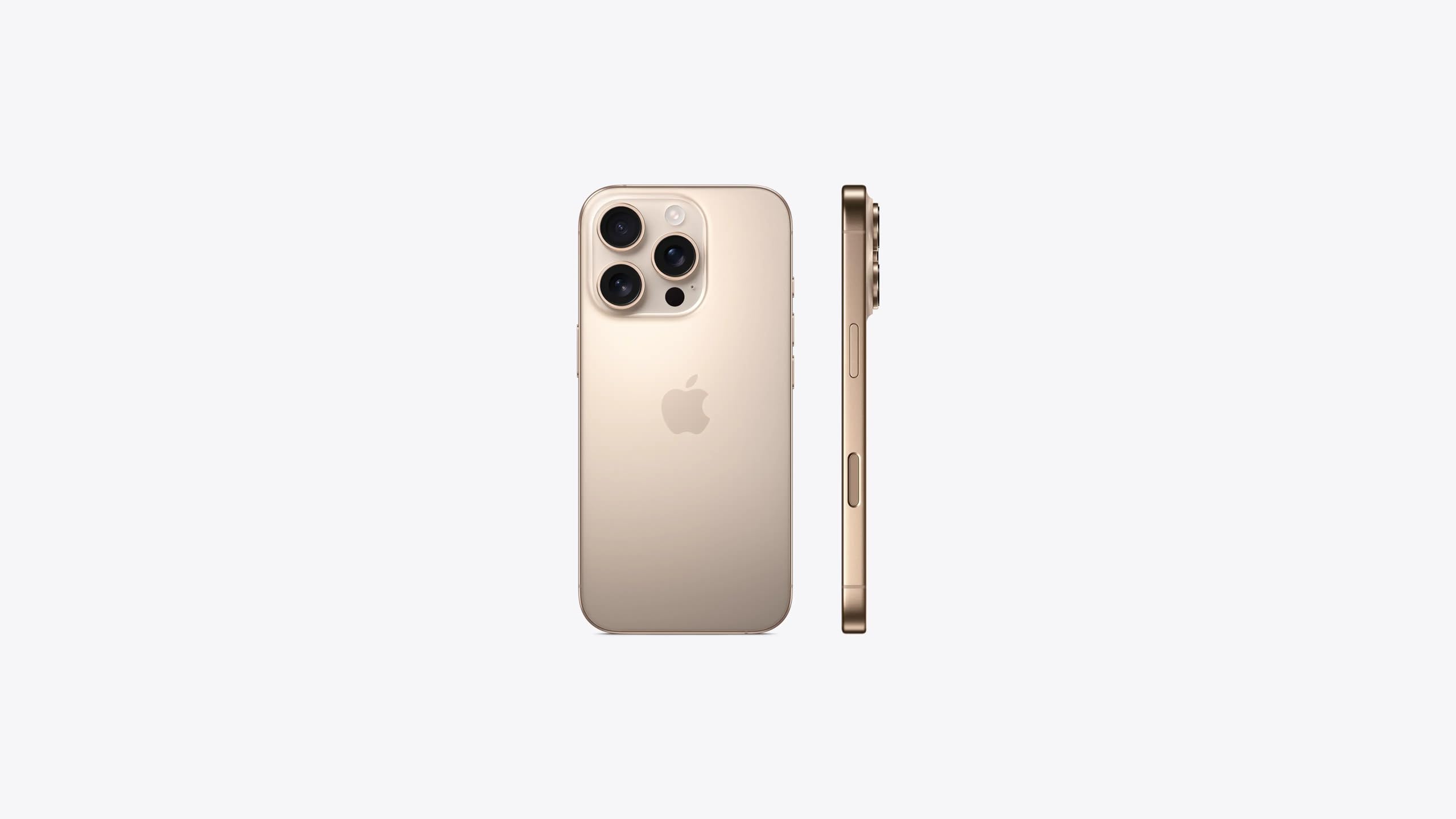 Apple iPhone 16 Pro, US Version, 128GB, Desert Titanium - Unlocked (Renewed)