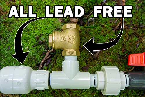 Hydraulic Ram Pump 1/2" (Tiny) Pump Water Off Grid from Creeks and Streams without Fuel or Electricity