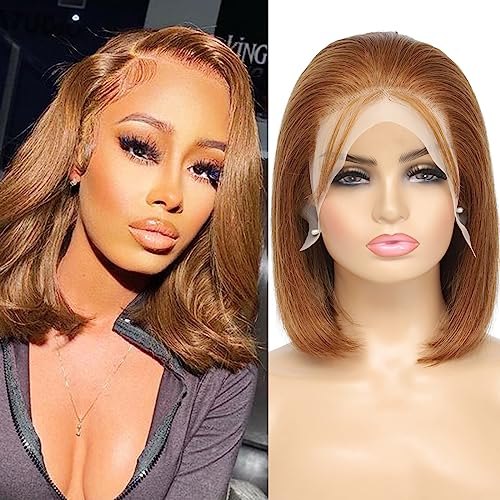 UTIDE 613 Blonde Bob Wig Human Hair Short Wigs Human Hair 8 Inch 613 Lace Front Wig Human Hair Pre Plucked 13x4 Frontal Wigs For Black Women 150 Density Hd Lace Wig