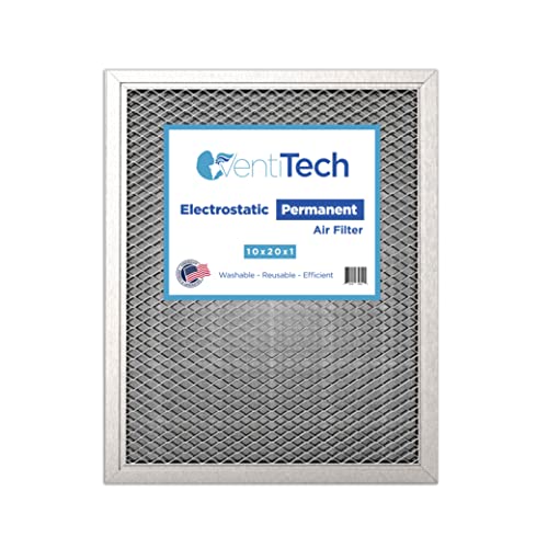 Venti Tech 18x18x1 Washable Electrostatic Air Filter. Reusable HVAC & Furnace Air Filter