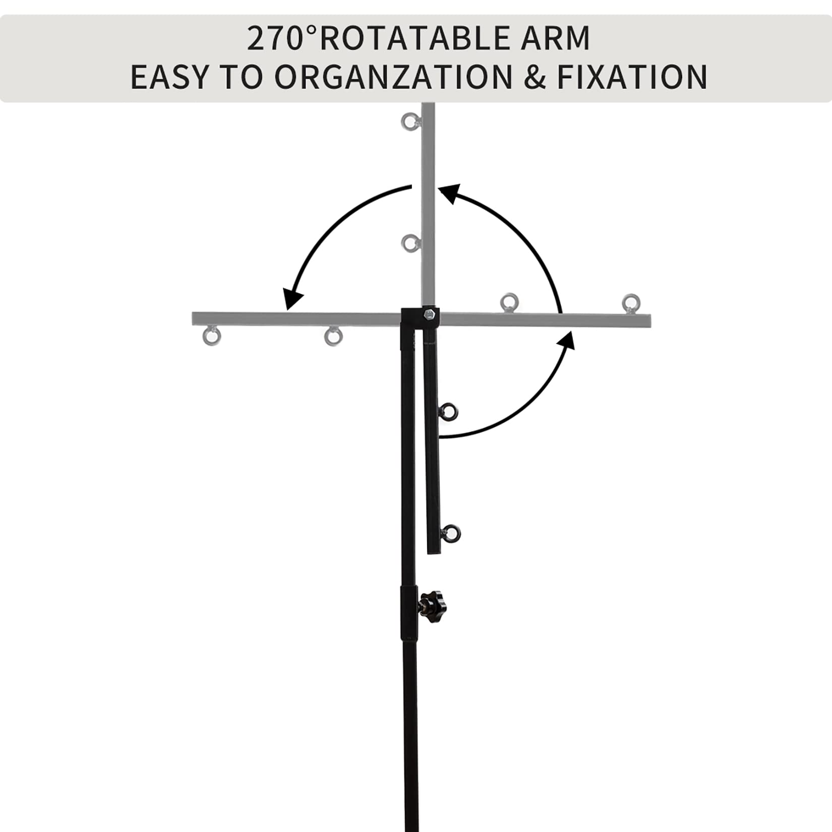 CHAOLUN Dog Grooming Arm with Clamp, Dog Grooming Loop Noose and No Sit Haunch Holder for Medium & Small Pets, 35.4 inches Height Adjustable