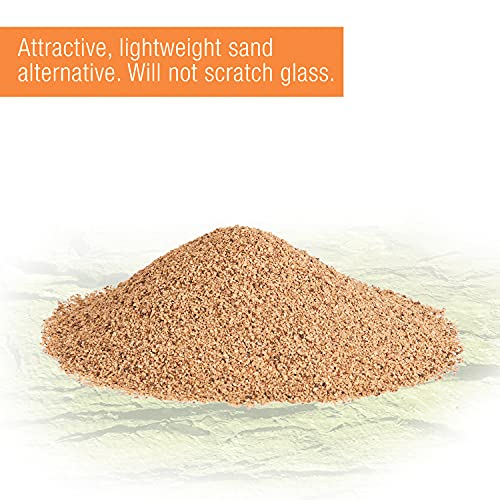 Zilla Pet Reptile Terrarium Substrate Bedding, Walnut Desert Blend, for Bearded Dragons, Monitors, Skinks and Uromastyx, 5 Quart