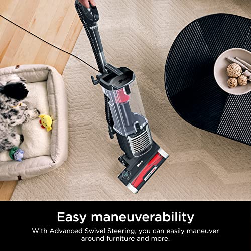Shark NV752 Rotator Powered Lift-Away TruePet Upright Vacuum with HEPA Filter, Large Dust Cup Capacity, LED Headlights, Upholstery Tool, Perfect Pet Power Brush & Crevice Tool, Bordeaux