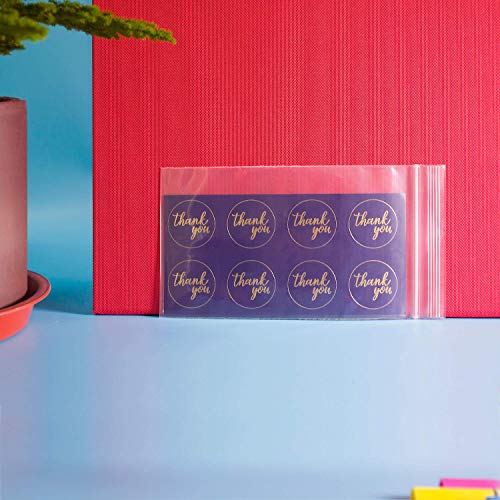 iMailer - 500 Count - 3" x 5" Small Zip Bags - Plastic Zip Poly Bags 2 Mil Baggies with Lock Seal Zipper for Snack, Treats, Party Favors, Photo, Jewelry