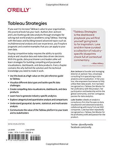 Tableau Strategies: Solving Real, Practical Problems with Data Analytics