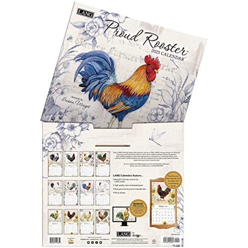 LANG PROUD ROOSTER™ 2023 WALL CALENDAR