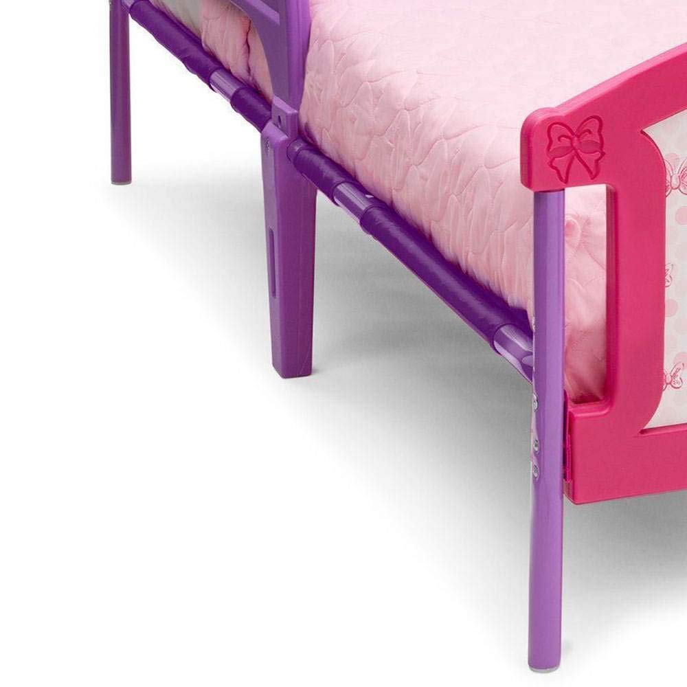 Delta Children Plastic 3D-Footboard Twin Bed, Disney Minnie Mouse