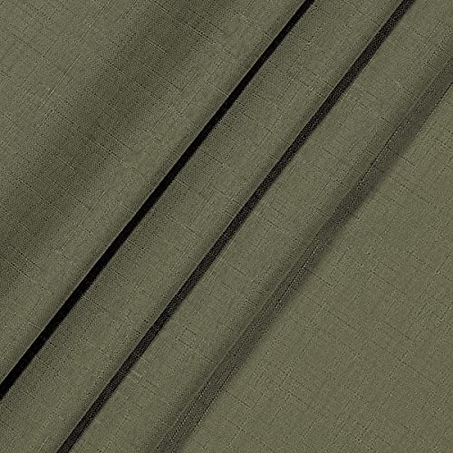 Eclipse Kendall Solid Textured Blackout Thermal Insulated Lining Grommet Window Curtain for Bedroom (1 Panel), 42 in x 84 in, Black