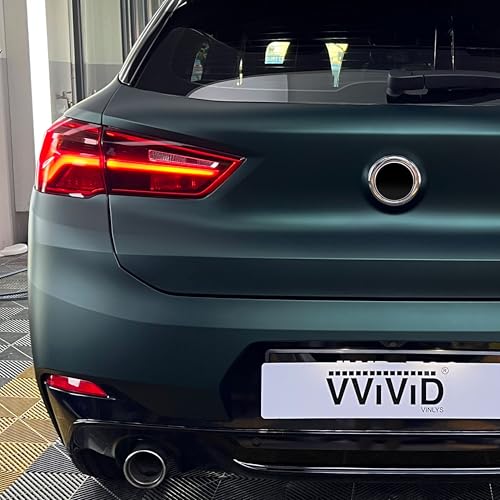 VViViD+ Matte Emerald Green Vinyl Car Wrap (1ft x 5ft, Matte Emerald Green)