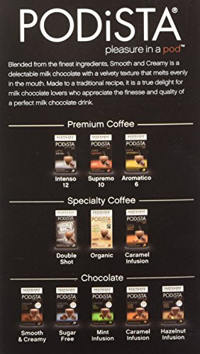 Hot Chocolate Original-Line Nespresso Compatible Capsules Hot Cocoa Pods - Smooth & Creamy - 10 Pod Package