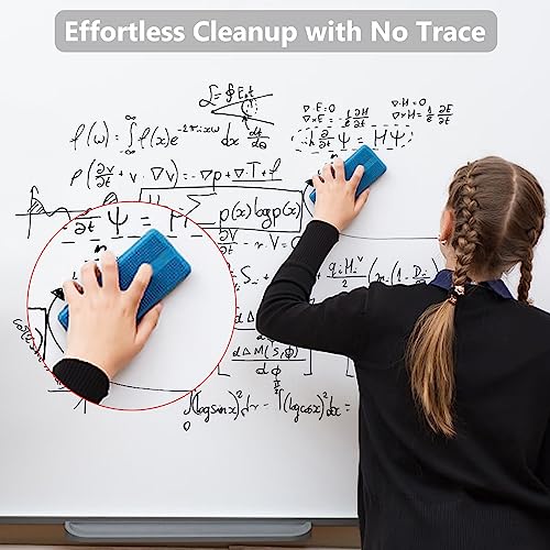 SFAIH Fine Tip Dry Erase Markers - 12 Pack Black Whiteboard Erasable Markers Bulk for Kids Adults, Ideal for Classroom School Office Home Use on White Board, Non-Toxic Easy Clean