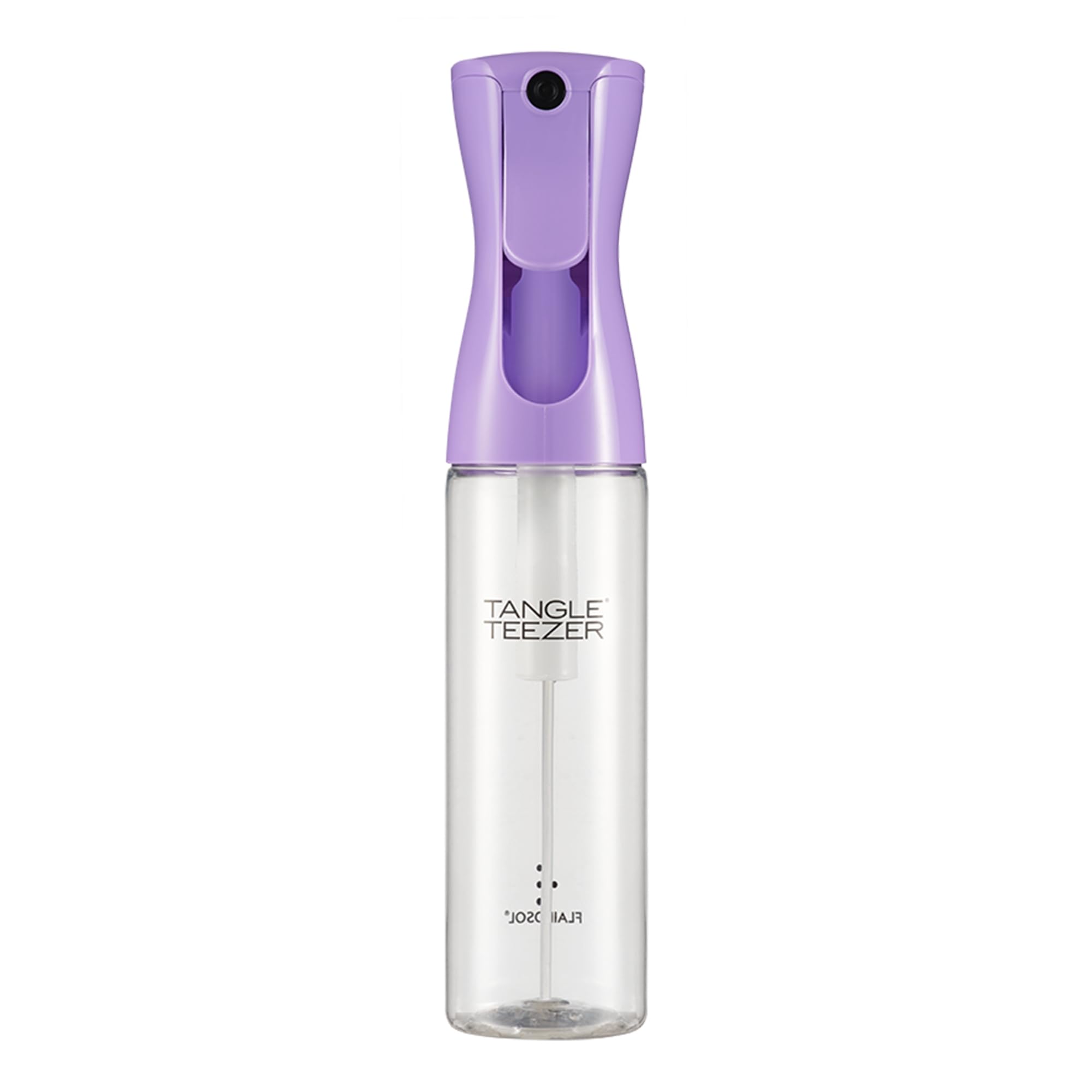 TANGLE TEEZER Fine Mist Continuous Spray Bottle, Reusable and Refillable, for Hair Detangling and Styling, 10.1 oz, Lilac