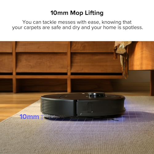 roborock Qrevo Pro Robot Vacuum and Mop with FlexiArm Design Edge Mopping, Dynamic Hot Water Mop Washing and Auto Mop Drying, Intelligent Dirt Detection, 7,000 Pa Suction