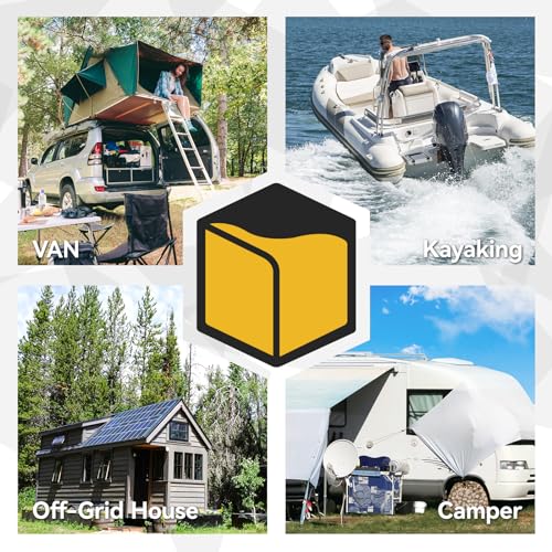 Power Queen 2PACK 12V 100Ah Group 24 LiFePO4 Battery, 1280Wh Lithium Battery with 100A BMS,Grade A Battery Cell, Perfect for Trailer RV, Marine, Solar Power System